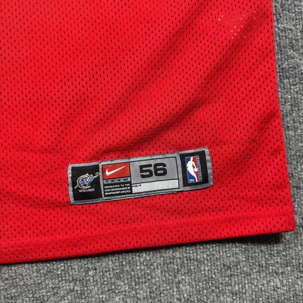 Michael Jordan 23 Washington Bullets Nike Jersey Mens 56 Red Throwback NBA Retro